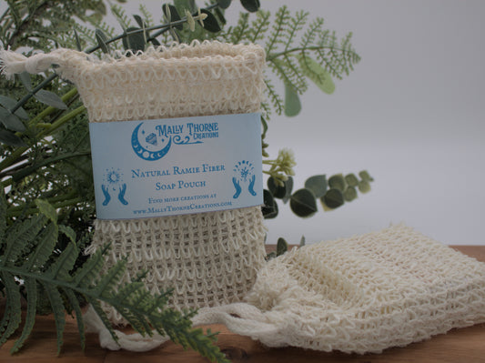 Natural Ramie Fiber Soap Pouch