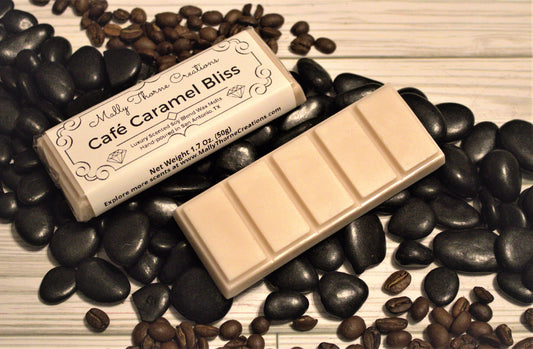 Café Caramel Bliss Luxury Soy Blend Wax Melt Snap Bar - 1.7 Oz.