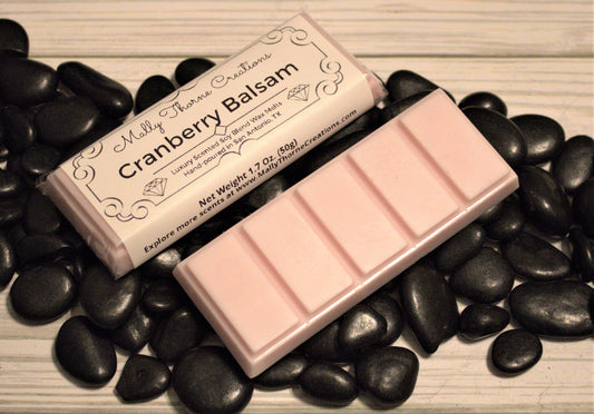 Cranberry Balsam Luxury Soy Blend Wax Melt Snap Bar - 1.7 Oz.